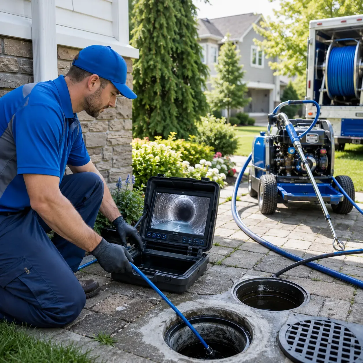 Outdoor drain cleaning professionals serving Pittsburg, OK